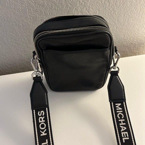Michael Kors Black Crossbody with Logo Strap - Picture 6 of 6